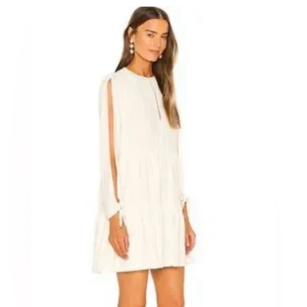 Amanda Uprichard Designer Pearson Style Dress Rouge Open Sleeves Dress S/M NWT